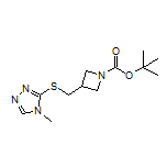 3-[[(1-Boc-azetidin-3-yl)methyl]thio]-4-methyl-4H-1,2,4-triazole