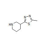 2-Methyl-5-(piperidin-3-yl)-1,3,4-thiadiazole