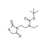 3-[2-[Boc-(ethyl)amino]ethyl]thiazolidine-2,4-dione