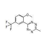 3-[2-Methoxy-5-(trifluoromethyl)phenyl]-6-methyl-1,2,4,5-tetrazine