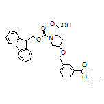 (2S,4S)-1-Fmoc-4-[[3-(tert-butoxycarbonyl)benzyl]oxy]pyrrolidine-2-carboxylic Acid
