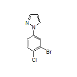 1-(3-Bromo-4-chlorophenyl)-1H-pyrazole