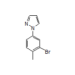 1-(3-Bromo-4-methylphenyl)-1H-pyrazole
