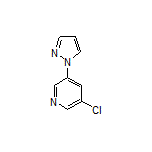 3-Chloro-5-(1H-pyrazol-1-yl)pyridine