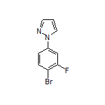 1-(4-Bromo-3-fluorophenyl)-1H-pyrazole