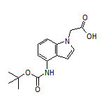 2-[4-(Boc-amino)-1H-indol-1-yl]acetic Acid