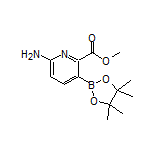 6-Amino-2-(methoxycarbonyl)pyridine-3-boronic Acid Pinacol Ester