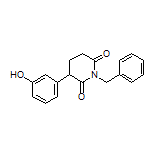 1-Benzyl-3-(3-hydroxyphenyl)piperidine-2,6-dione