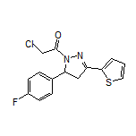 2-Chloro-1-[5-(4-fluorophenyl)-3-(thiophen-2-yl)-4,5-dihydro-1H-pyrazol-1-yl]ethan-1-one