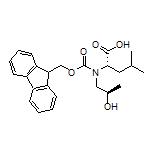 (S)-2-[Fmoc-[(R)-2-hydroxypropyl]amino]-4-methylpentanoic Acid
