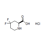 (S)-4,4-Difluoropiperidine-2-carboxylic Acid Hydrochloride