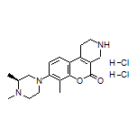 (S)-8-(3,4-Dimethylpiperazin-1-yl)-7-methyl-1,2,3,4-tetrahydro-5H-chromeno[3,4-c]pyridin-5-one Dihydrochloride