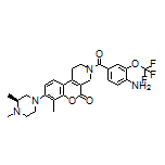 (S)-3-[4-Amino-3-(trifluoromethoxy)benzoyl]-8-(3,4-dimethylpiperazin-1-yl)-7-methyl-1,2,3,4-tetrahydro-5H-chromeno[3,4-c]pyridin-5-one