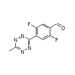 2,5-Difluoro-4-(6-methyl-1,2,4,5-tetrazin-3-yl)benzaldehyde