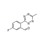 5-Fluoro-2-(6-methyl-1,2,4,5-tetrazin-3-yl)benzaldehyde