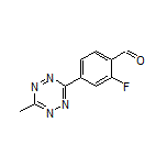 2-Fluoro-4-(6-methyl-1,2,4,5-tetrazin-3-yl)benzaldehyde