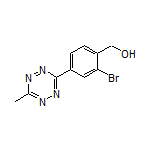 2-Bromo-4-(6-methyl-1,2,4,5-tetrazin-3-yl)benzyl Alcohol