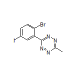 3-(2-Bromo-5-iodophenyl)-6-methyl-1,2,4,5-tetrazine