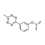 3-[3-(Difluoromethoxy)phenyl]-6-methyl-1,2,4,5-tetrazine