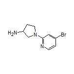 1-(4-Bromopyridin-2-yl)pyrrolidin-3-amine