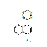 3-(4-Methoxynaphthalen-1-yl)-6-methyl-1,2,4,5-tetrazine