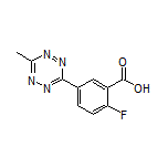 2-Fluoro-5-(6-methyl-1,2,4,5-tetrazin-3-yl)benzoic Acid