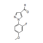 1-(2-Fluoro-4-methoxyphenyl)-1H-pyrazole-4-carbaldehyde