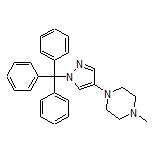 1-Methyl-4-(1-trityl-1H-pyrazol-4-yl)piperazine