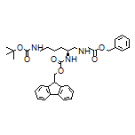 Benzyl (S)-[6-(Boc-amino)-2-(Fmoc-amino)hexyl]glycinate