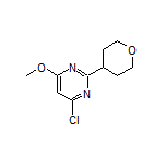 4-Chloro-6-methoxy-2-(oxan-4-yl)pyrimidine