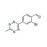 2-Bromo-4-(6-methyl-1,2,4,5-tetrazin-3-yl)benzaldehyde