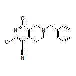7-Benzyl-1,3-dichloro-5,6,7,8-tetrahydro-2,7-naphthyridine-4-carbonitrile