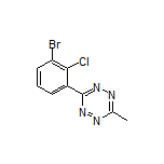 3-(3-Bromo-2-chlorophenyl)-6-methyl-1,2,4,5-tetrazine