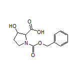 1-Cbz-3-hydroxypyrrolidine-2-carboxylic Acid