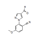 2-(4-Formyl-1H-pyrazol-1-yl)-4-methoxybenzonitrile