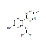 3-[4-Bromo-2-(difluoromethoxy)phenyl]-6-methyl-1,2,4,5-tetrazine