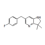 6-(4-Fluorobenzyl)-3,3-dimethyl-2,3-dihydro-4-azaindole