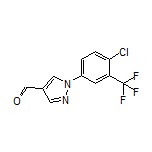 1-[4-Chloro-3-(trifluoromethyl)phenyl]-1H-pyrazole-4-carbaldehyde
