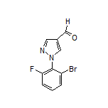 1-(2-Bromo-6-fluorophenyl)-1H-pyrazole-4-carbaldehyde