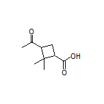 3-Acetyl-2,2-dimethylcyclobutanecarboxylic Acid