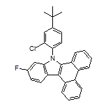 9-[4-(tert-Butyl)-2-chlorophenyl]-11-fluoro-9H-dibenzo[a,c]carbazole