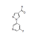 1-(5-Fluoropyridin-3-yl)-1H-pyrazole-4-carbaldehyde