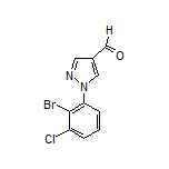 1-(2-Bromo-3-chlorophenyl)-1H-pyrazole-4-carbaldehyde