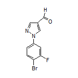 1-(4-Bromo-3-fluorophenyl)-1H-pyrazole-4-carbaldehyde