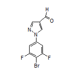 1-(4-Bromo-3,5-difluorophenyl)-1H-pyrazole-4-carbaldehyde
