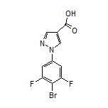 1-(4-Bromo-3,5-difluorophenyl)-1H-pyrazole-4-carboxylic Acid
