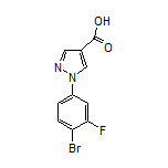 1-(4-Bromo-3-fluorophenyl)-1H-pyrazole-4-carboxylic Acid