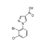 1-(2-Bromo-3-chlorophenyl)-1H-pyrazole-4-carboxylic Acid