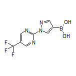 1-[5-(Trifluoromethyl)-2-pyrimidinyl]pyrazole-4-boronic Acid