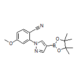 1-(2-Cyano-5-methoxyphenyl)pyrazole-4-boronic Acid Pinacol Ester